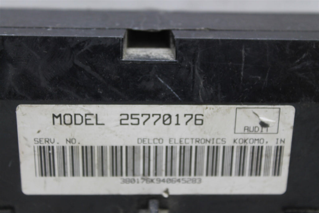 00-05 Cadillac Deville AC Heat Temp Climate Control 25770176 Switch 687 1E7-B6