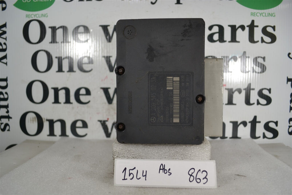 00009287D2 MERCEDES C-Series 02-05 ABS AntiLock Brake PUMP CONTROL OEM 15L4 863