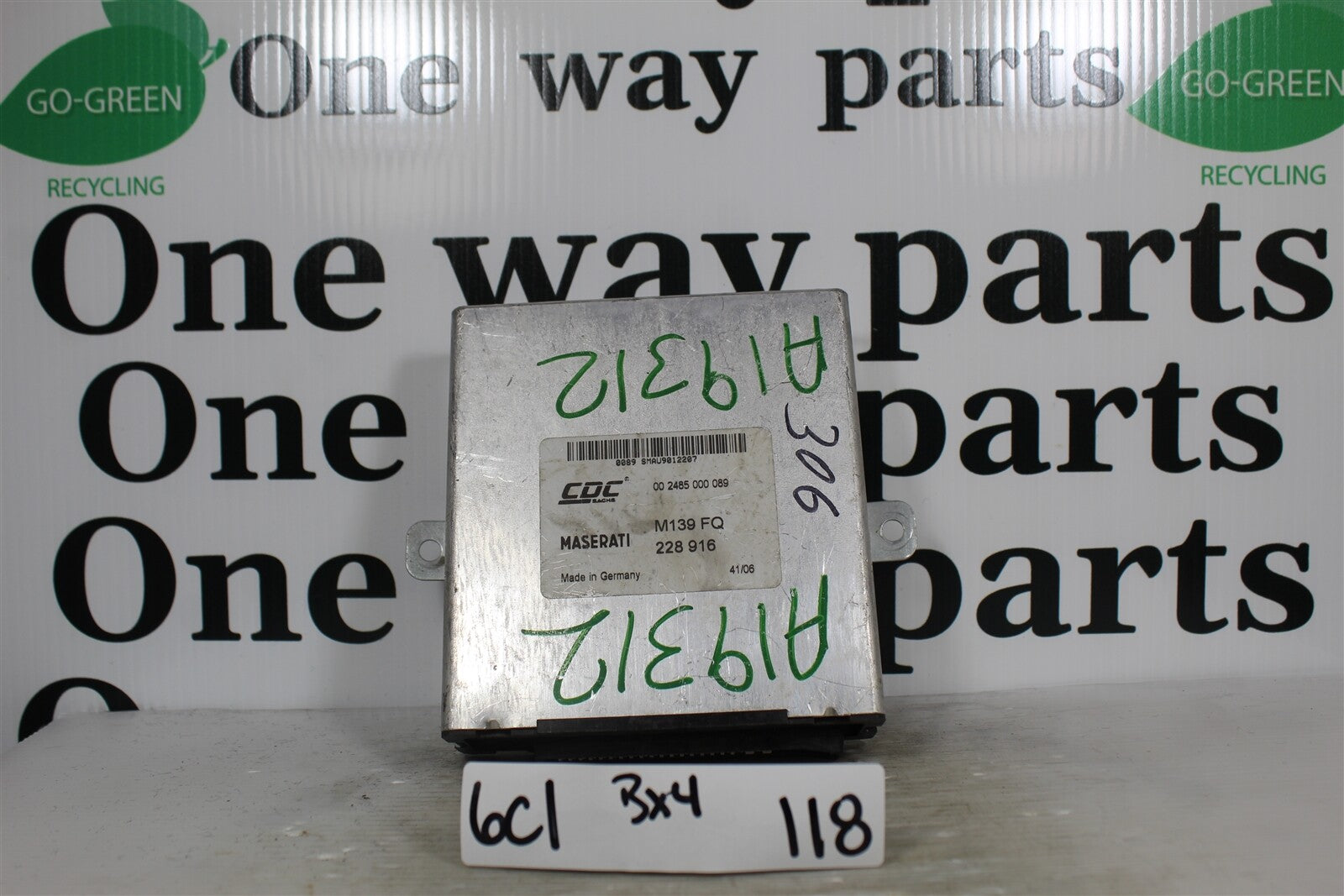 002485000089 MASERATI QUATTROPORTE 2007 Suspension Control Module 118 6C1 B4