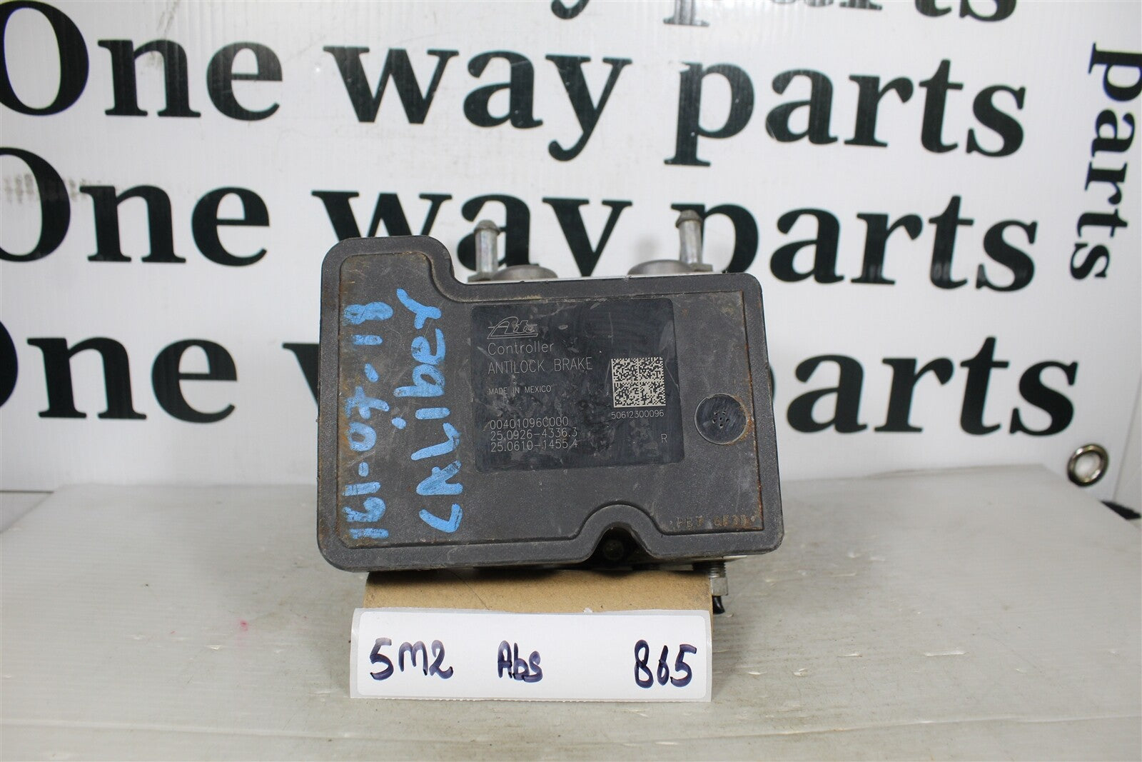 00401096C000 Dodge Caliber Hatchback 2.0L ABS Anti Lock Brake Module 5M2 865