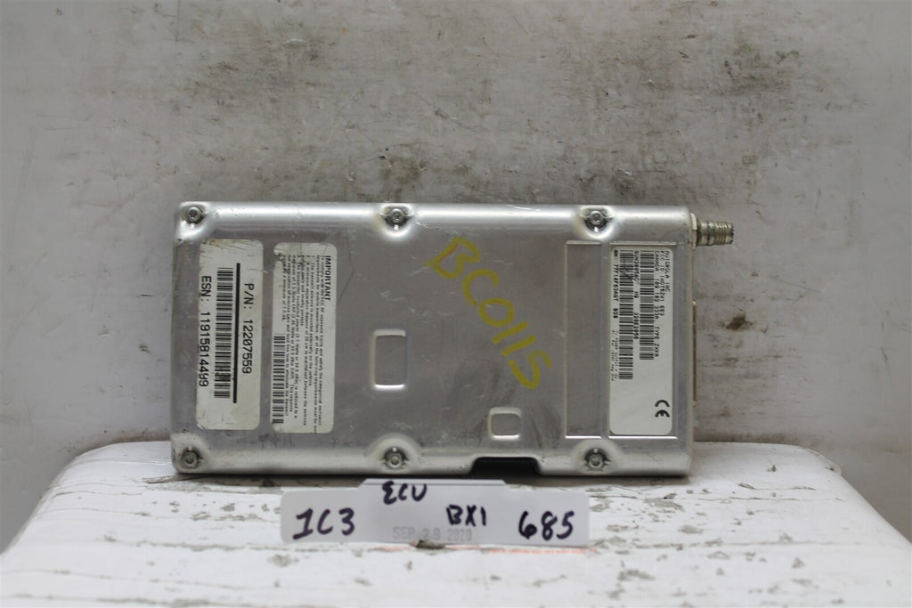 00-02 Chevrolet Tahoe Driver Assist OnStar Receiver Unit 12207559 Module 685 1C3